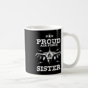 4th Of July Day Sibling Proud Air Force Sister  Coffee Mug