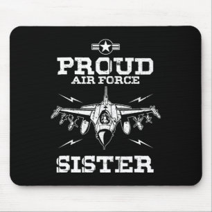 4th Of July Day Sibling Proud Air Force Sister Mouse Pad