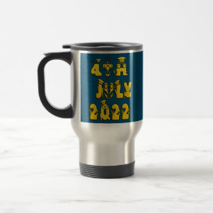 4Th Of July Declaration Of Independence Day 1776 Travel Mug