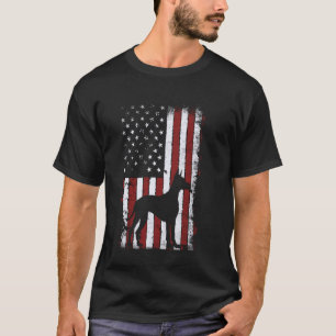4th of July Doberman Dog American Flag USA Patriot T-Shirt