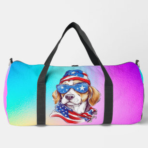 4th Of July Dog Sublimation-66361 Duffle Bag