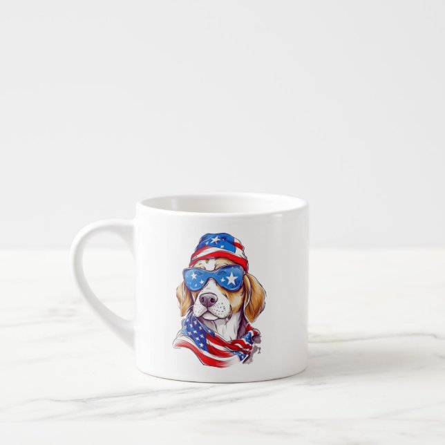 4th Of July Dog Sublimation-66361 Espresso Cup (Left)