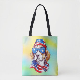 4th Of July Dog Sublimation-66361 Tote Bag