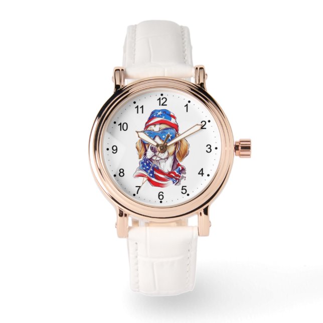 4th Of July Dog Sublimation-66361 Watch (Front)