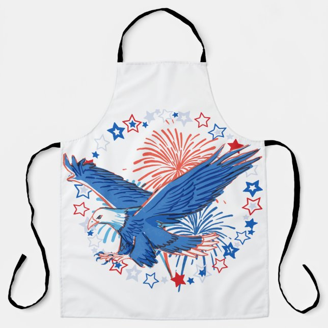 4th of July Eagle Apron (Front)