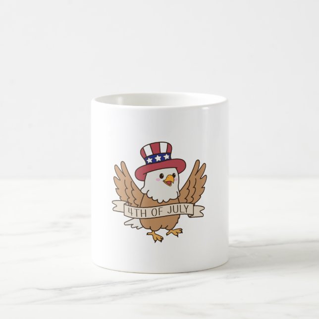 4th of July Eagle Coffee Mug (Center)