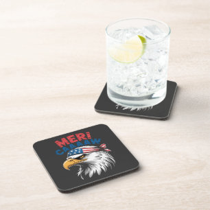 4th Of July Eagle Freedom Patriotic Coaster