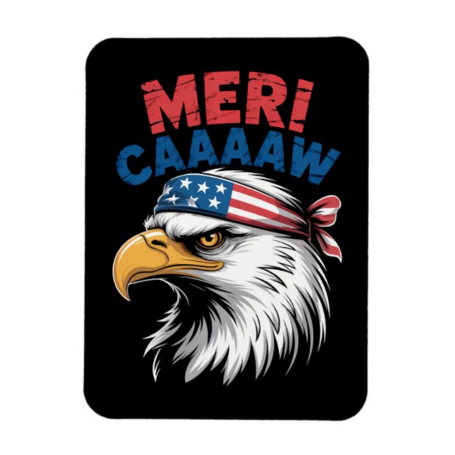 4th Of July Eagle Freedom Patriotic Magnet (Vertical)