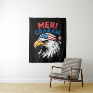 4th Of July Eagle Freedom Patriotic Tapestry