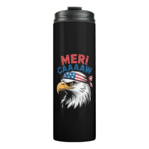 4th Of July Eagle Freedom Patriotic Thermal Tumbler