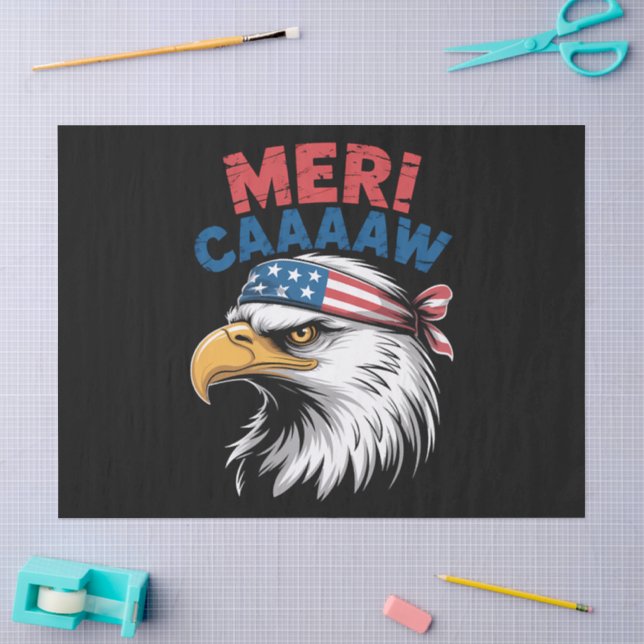 4th Of July Eagle Freedom Patriotic Tissue Paper (Craft)