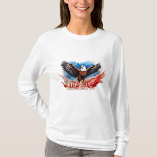 4th of July Eagle – Patriotic Art Design T-Shirt