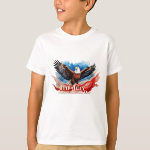 4th of July Eagle – Patriotic Art Design T-Shirt
