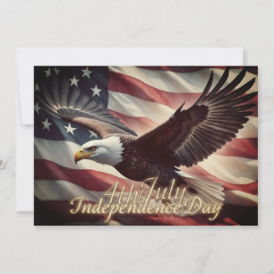 4th of July Eagle with American Flag