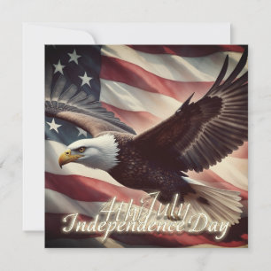 4th of July Eagle with American Flag