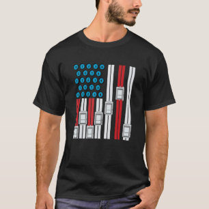 4th Of July Elevator Mechanic Engineer USA Elevato T-Shirt