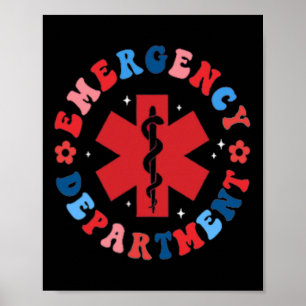4th Of July Emergency Department Er Ed Emergency R Poster