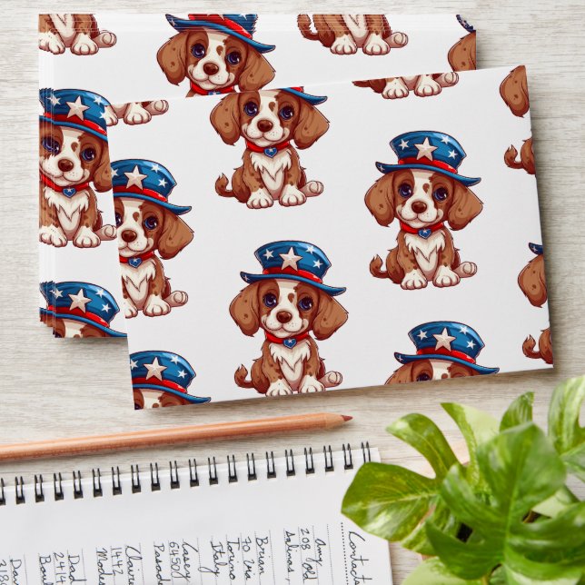 4th of July  Envelope (Stacked)