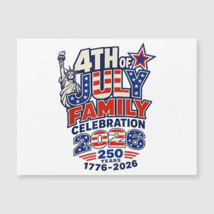 4th of July Family Celebration 2026 250 Years 1776