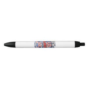 4th of July Family Celebration 2026 250 Years 1776 Black Ink Pen