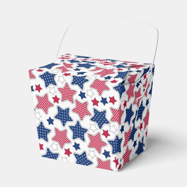 4th Of July Favour Box (Front Side)