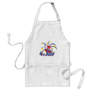4th of July Fireworks Independence Day Standard Apron
