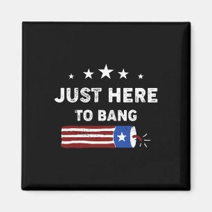 4th Of July Fireworks Lover Graphic Tee Men Women Magnet
