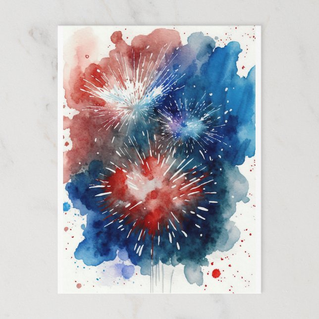 4th of July Fireworks Postcard (Creator Uploaded)