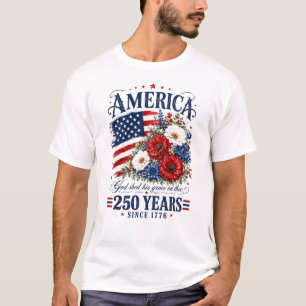 4th of july flower T-Shirt
