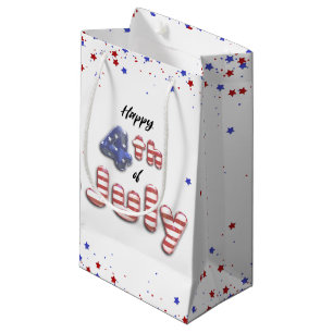 4th of July Foil Balloons Stars Stripes - Gift Bag