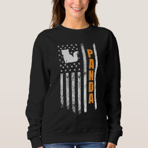 4th Of July For A Patriotic Red Panda Sweatshirt