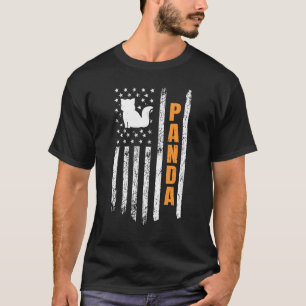 4th Of July For A Patriotic Red Panda T-Shirt
