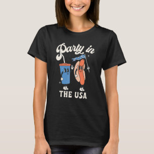 4th Of July For Hotdog Party In The Usa 1 T-Shirt