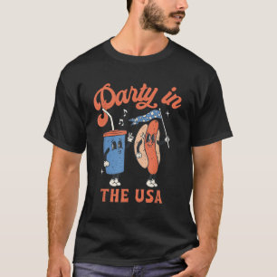 4Th Of July For Hotdog Py In The Usa T-Shirt