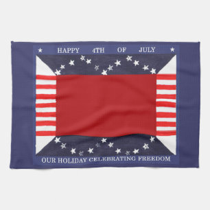 4th Of July Freedom American MoJo Kitchen Towel