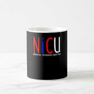 4th Of July Funny Nurse Life American USA Flag NIC Coffee Mug