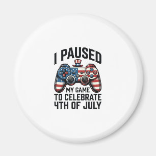 4th of July Gamer Patriotic Video Game Shirt_1 Magnet