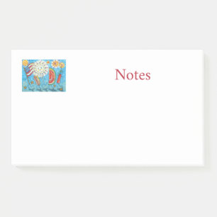 4TH OF JULY GANG, PARADE & FIREWORKS HOLIDAY POST-IT NOTES