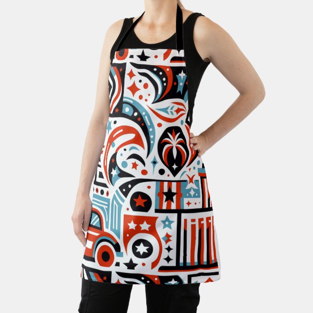 4th of July Generative Pattern Apron (Insitu)