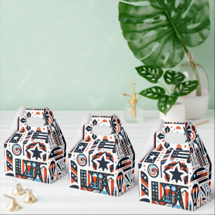 4th of July Generative Pattern Favour Box