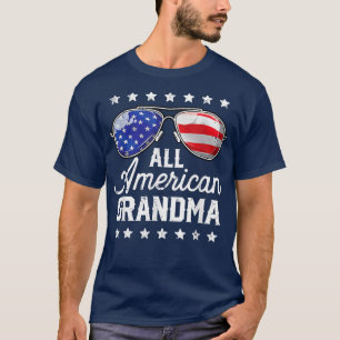 4th of July Grandma American Flag Family Matching T-Shirt