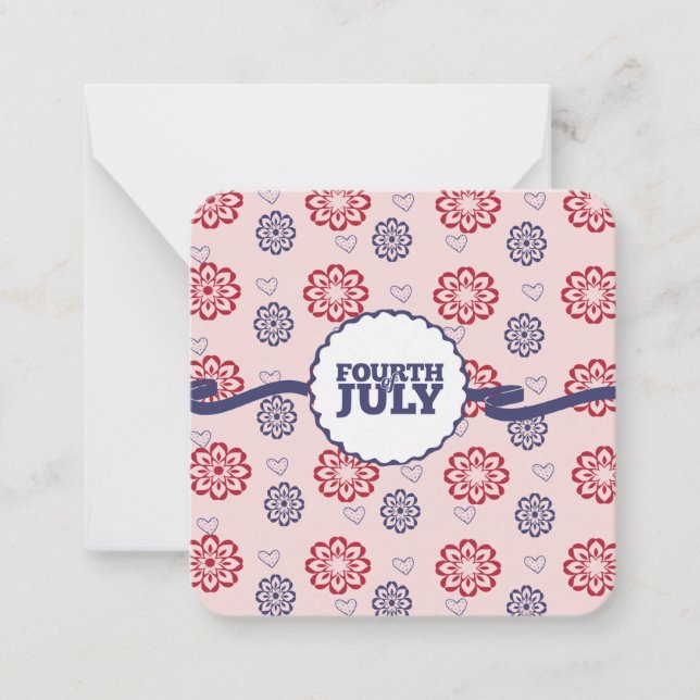 4th of July greetings Card (Front)