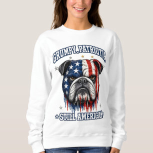 4th Of July Grumpy Patriotic Bulldog Sweatshirts