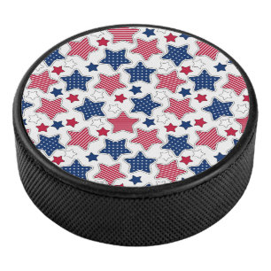 4th Of July Hockey Puck