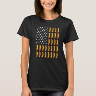 4th Of July Hot Dog American Flag Grilling Party T-Shirt