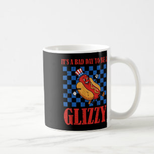 4th Of July Hotdog Bad Day To Be Glizzy Funny Men  Coffee Mug