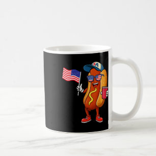4th Of July Hotdog Funny Fourth Of July Patriotic Coffee Mug