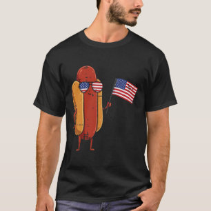 4th Of July Hotdog Usa Pocket Sausage Patriot Men T-Shirt