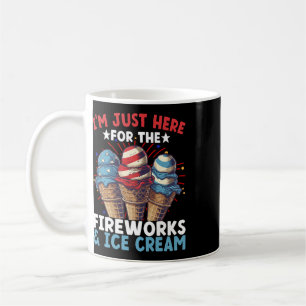 4th Of July Ice Cream Patriotic Ice Cream Coffee Mug