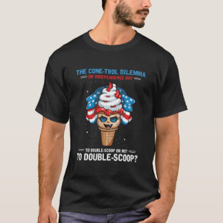 4Th Of July Ice Cream Quote For Patriotic Ice Crea T-Shirt